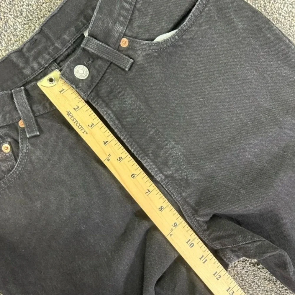 Vintage Levis 501XX Black Denim Button Fly Straight Leg Jean Men Medium USA Made
